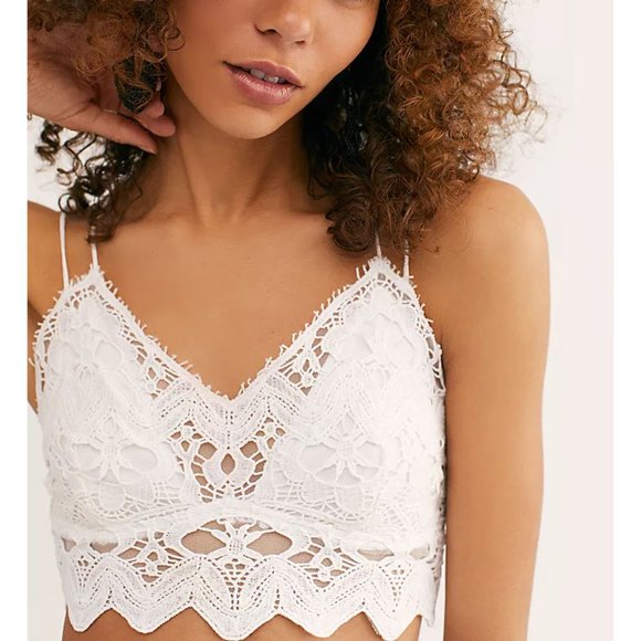 FREE PEOPLE FP One Ilektra Bralette / White - Picture 1 of 7